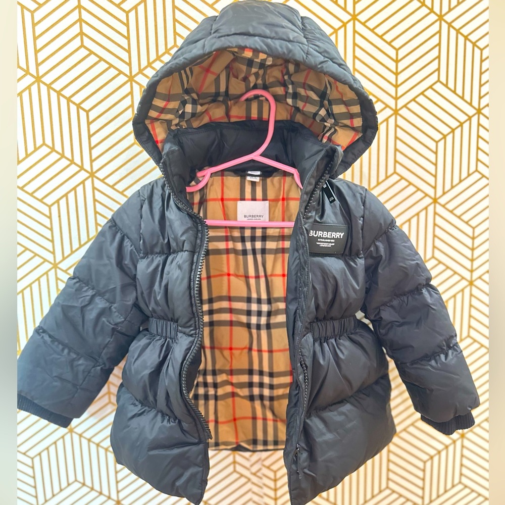 Burberry Winter Coat Toddler Size 12M